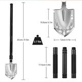 Folding Shovel Portable Survival Multi Tool Military Tactical Entrenching Tool Compact Backpacking for Hunting Camping Gardening