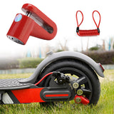 Black Red Anti-Theft Steel Wire Lock Disc Brakes Wheels Locker for Xiaomi Mijia M365 Electric Scooter Lock Accessories