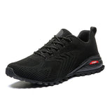 Men Spring Summer Golf Shoes Breathable Outdoor Athletic Sport Shoes Mens Golf Sneakers Black Red Big Size Golf Trainers for Men