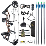 USA M2 Compound Bow Full Package,10-40 lbs , Up to 290  fps,USA Gordon Composites Limb Archery
