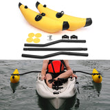 Kayak PVC Inflatable Outrigger Float with Sidekick Arms Rod Kayak Boat Fishing Standing Float Stabilizer System Kit