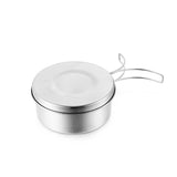 Camping Equipment Tourism Nature Hike Cooking Pot Stainless Steel Pots Camping Cookware  Set Outdoor Cooking Camping Mug