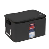 Large Capacity Document Organizer Bag With Lock Portable Card Bag Travel Storage Box For Important File Multi-Function Case
