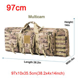81 97 106 122cm Tactical Molle Long Gun Bag Rifle Case Military Backpack For Sniper Airsoft Hunting Holster Rifle Storage Sleeve